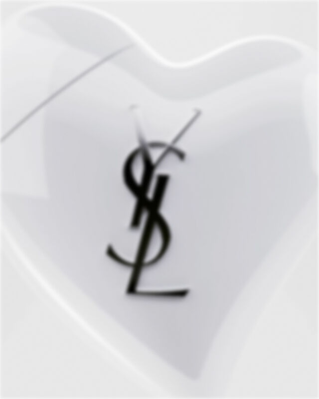 3D animation of the Care Crush white heart case opening and closing. White background.