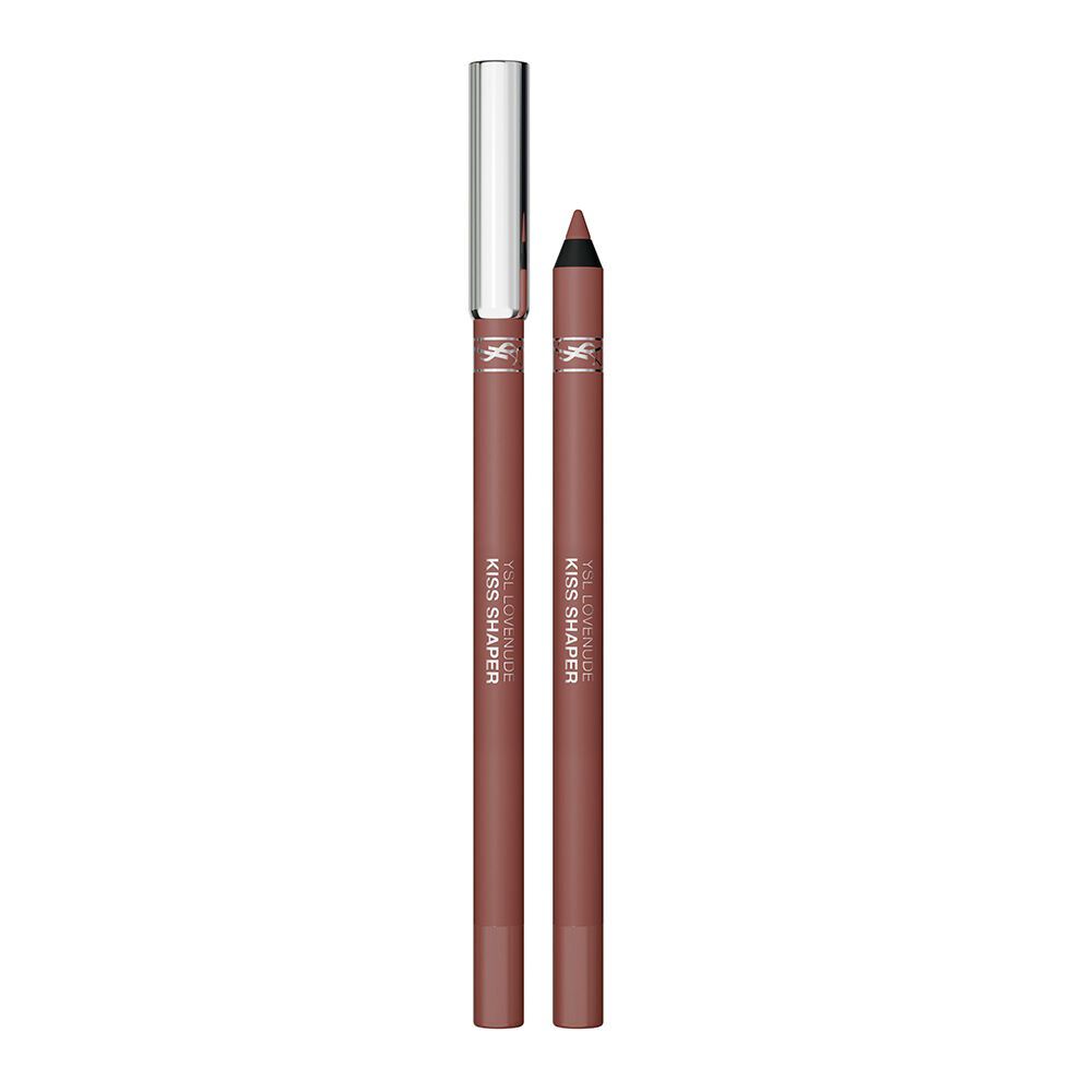 YSL LOVENUDE Kiss Shaper, shade 103 Blushing Nude. Packshot of product, opened and closed.