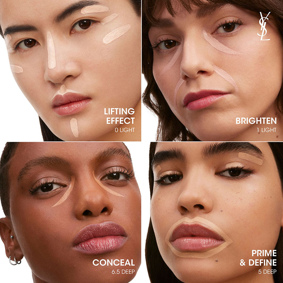 Radiant Touch Ysl High Coverage Concealer Swatches Ysl Touche Ã