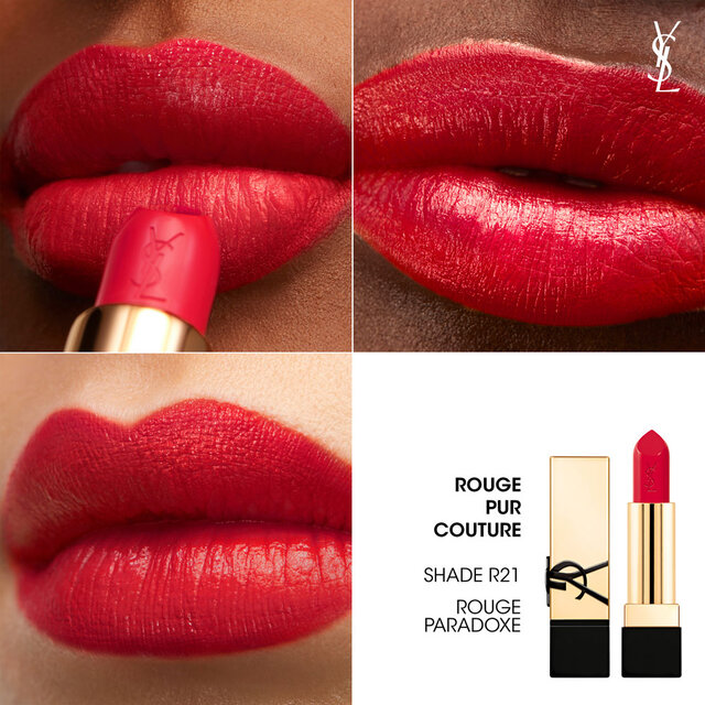 Ysl Rouges Pu Contour N7 ROUGE PUR COUTURE |Lipstick dengan Krim Ringan | YSL Beauty Indonesia