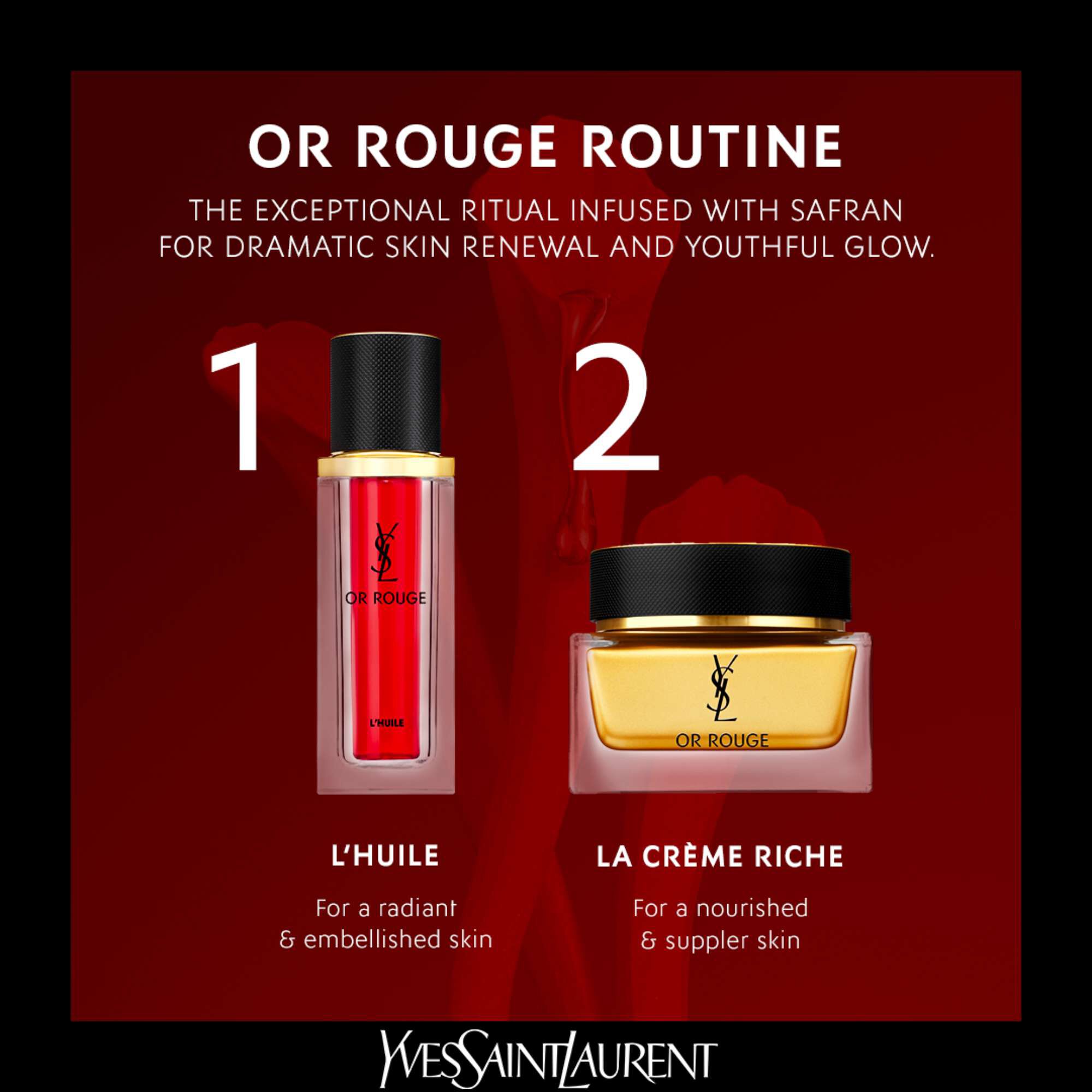 OR ROUGE  L'HUILE